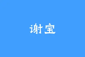 谢宝