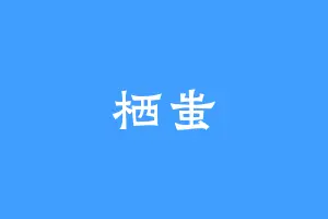 栖蚩