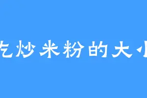 爱吃炒米粉的大小姐