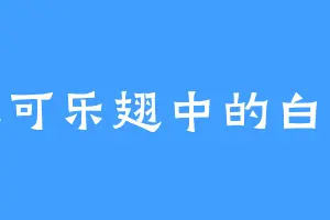 爱吃可乐翅中的白帝城