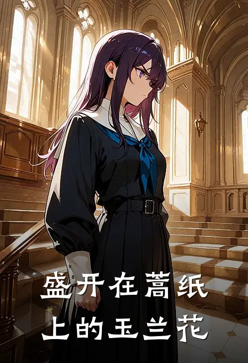 盛开在蒿纸上的玉兰花