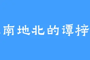 天南地北的谭梓君