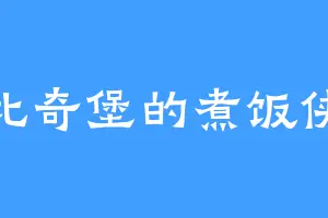 比奇堡的煮饭侠