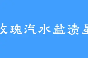 玫瑰汽水盐渍星