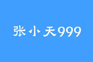 张小天999