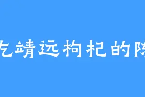 爱吃靖远枸杞的陈熊