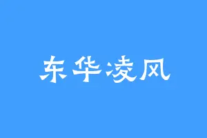 东华凌风
