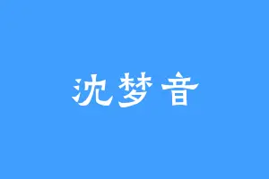 沈梦音
